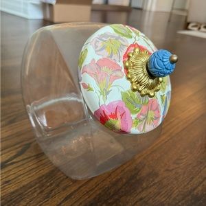 MacKenzie Childs Cookie Jar Morning Glory